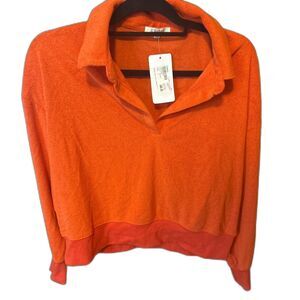 NWT Z-Supply Women's Terry V-neck Small Playful Preppy Bold